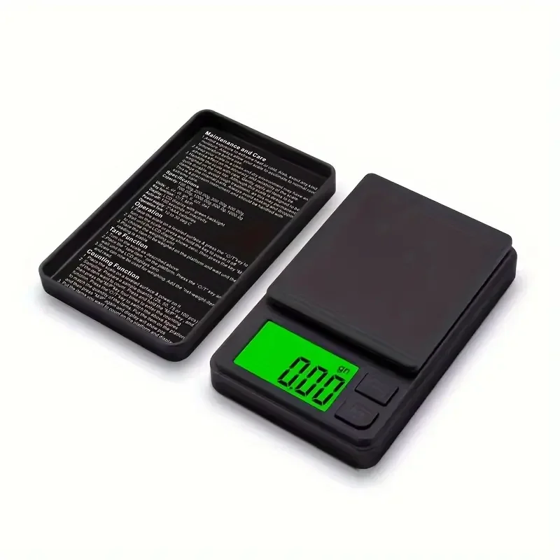 500g High Precision Mini Digital Pocket Scale Jewelry Scale Portable LCD Backlight Electronic Scale Weighing Tool