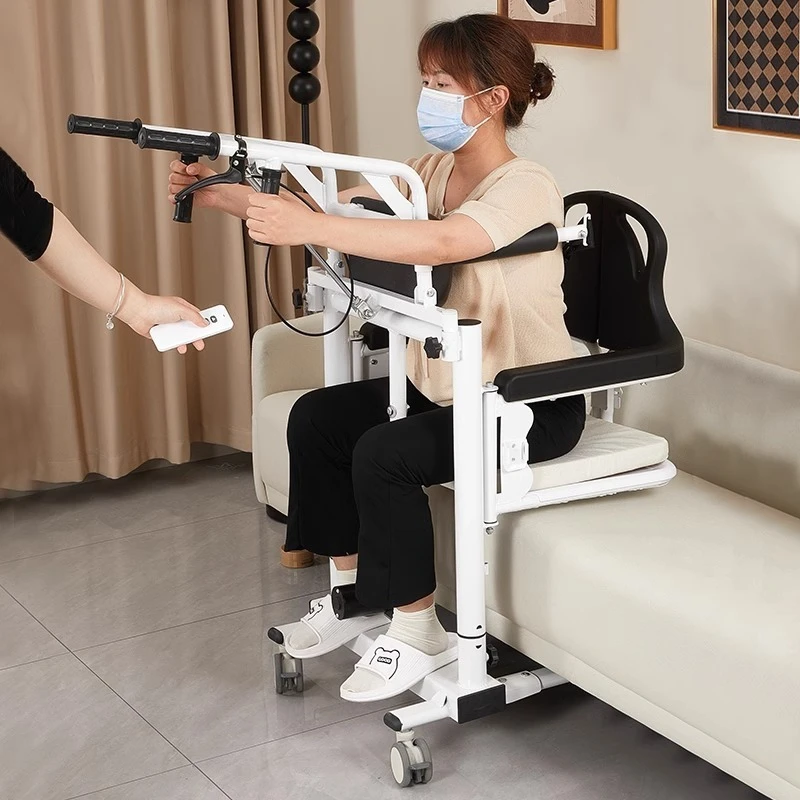 Toilet Bath Chair Paralyzed Disabled Household Electric Lifting Chair