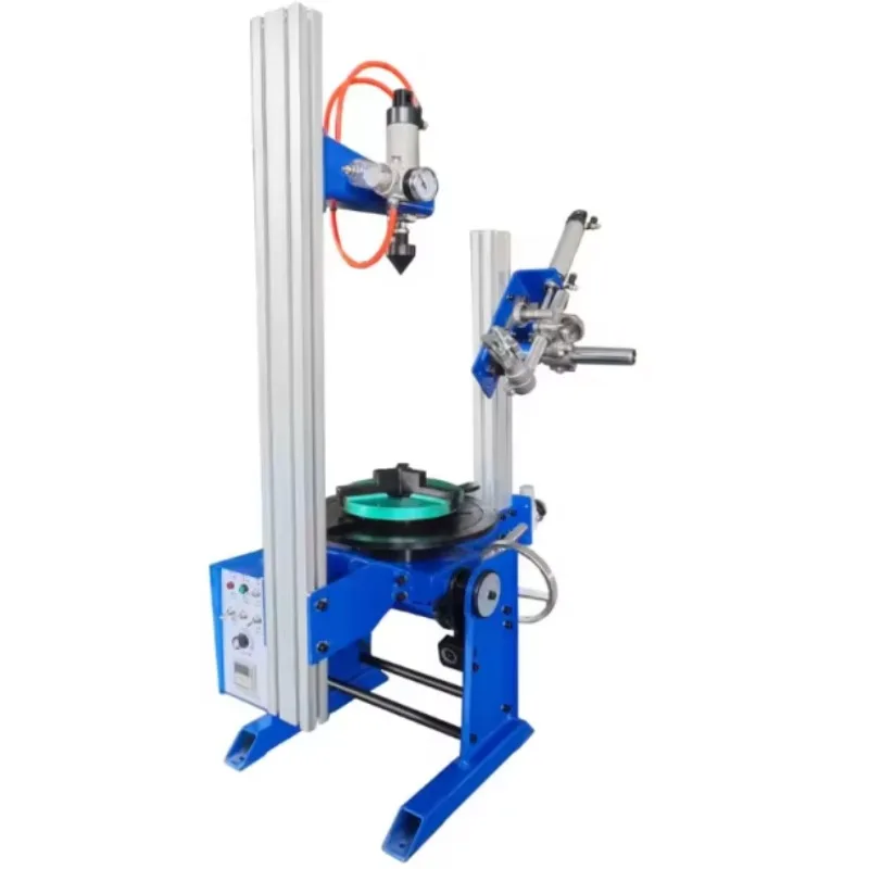 Factory Direct Sales HD-30 30kg Rotary Table Welding Positioner 315mm Workbench Diameter CE Certified Chuck Welding Rotary