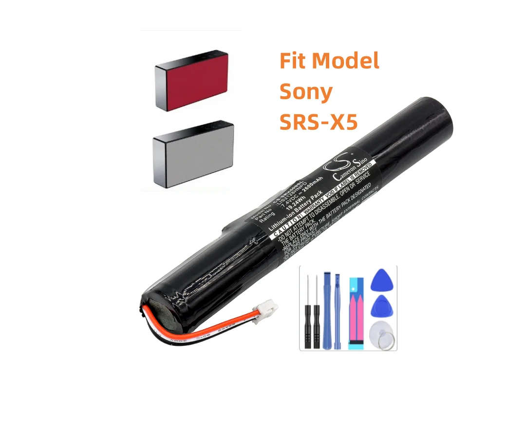 

Cameron Sino 2600mAh/3400mAh Bluetooth Speaker Battery LIS2128HNPD For Sony SRS-X5,--Li-ion--7.40V
