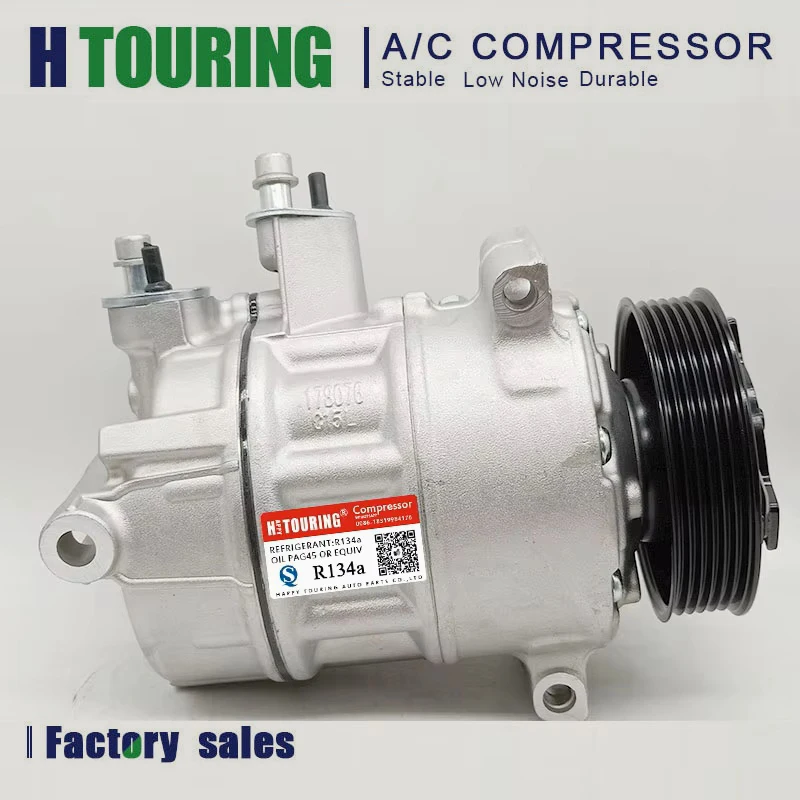 

Компрессор кондиционера переменного тока для VW Volkswagen TIGUAN JETTA V VI IV 162 163 1.9 TDI 2.0 TDI 07-09 BMM BLS AZV PXE16 1K0820808B