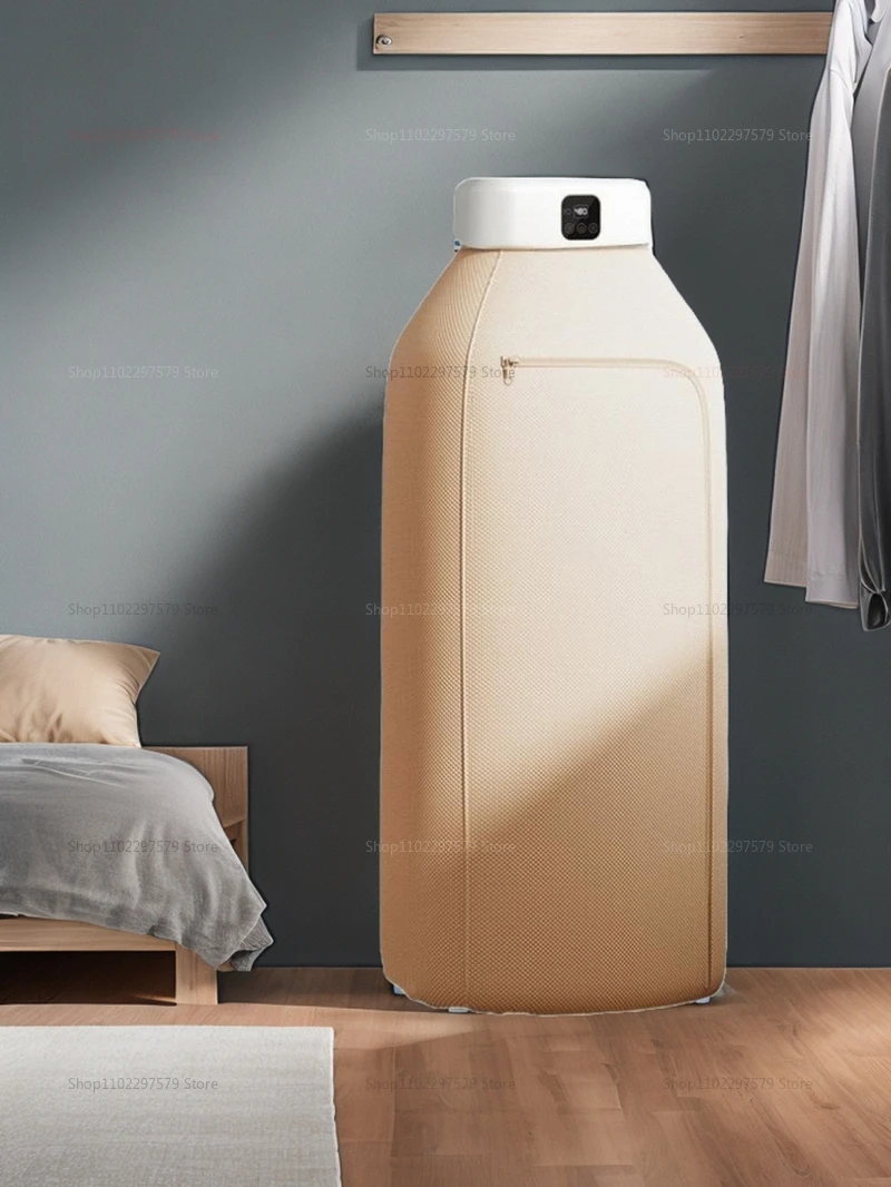 مجفف صغير محمول، مجفف كهربائي قابل للطي، مجفف محمول للسفر RVS مع حقيبة مجفف ومجموعة الوقت، نمط السفر