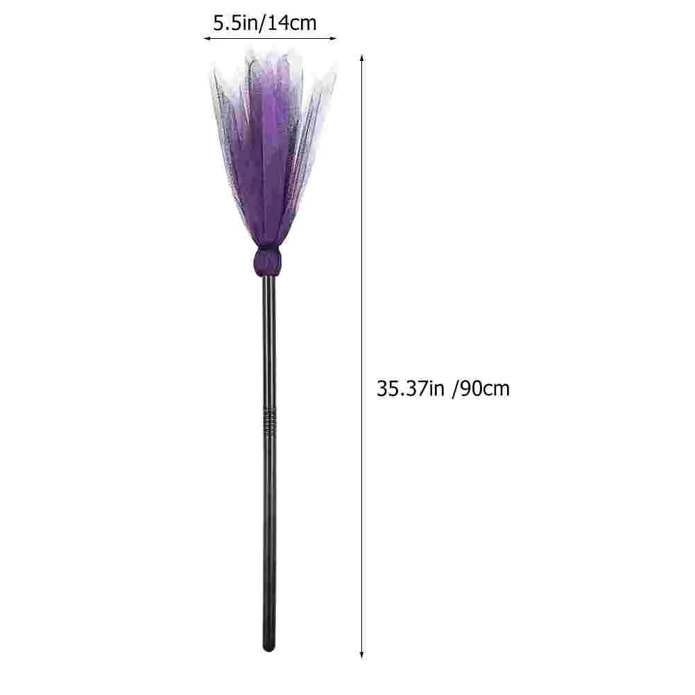 Masquerade Ball Decorations Witch Broom Cosplay Toy Broomstick Kids Child Halloween