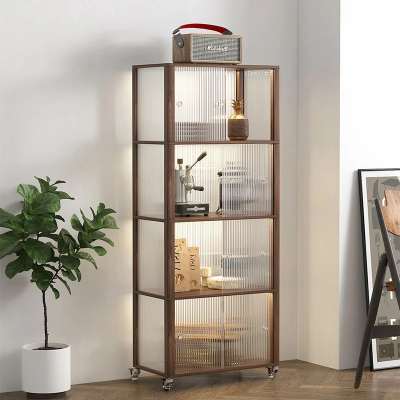 #Bookshelf Shelf Floor-to-ceiling acrylic figure animation Lego model display cabinet Rotating movable living room home