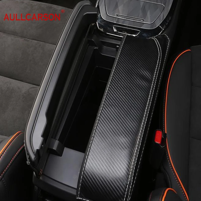 For New HAVAL F7 2025 Leather Car Armrest Mat Interior Auto Storage Box Dust-Proof Cushion Cover Protector Accessories