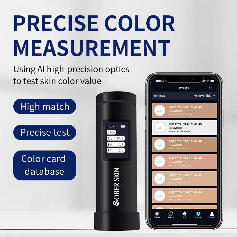 Sober Skin AI Skin Color Analyzer Machine Portable Skin Analysis Machine for Skin Color  Tattoo Machine Kit