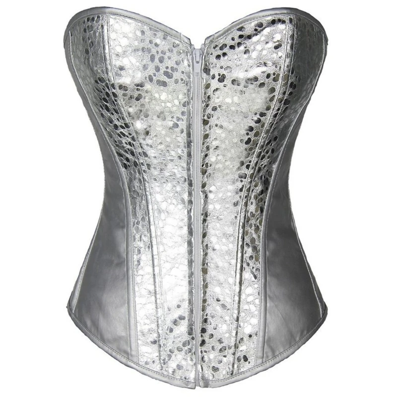 Corsés para mujer Overbust Corset Bustier Lencería Top Sin Espalda Corsé Top Casual Sin Mangas Tops