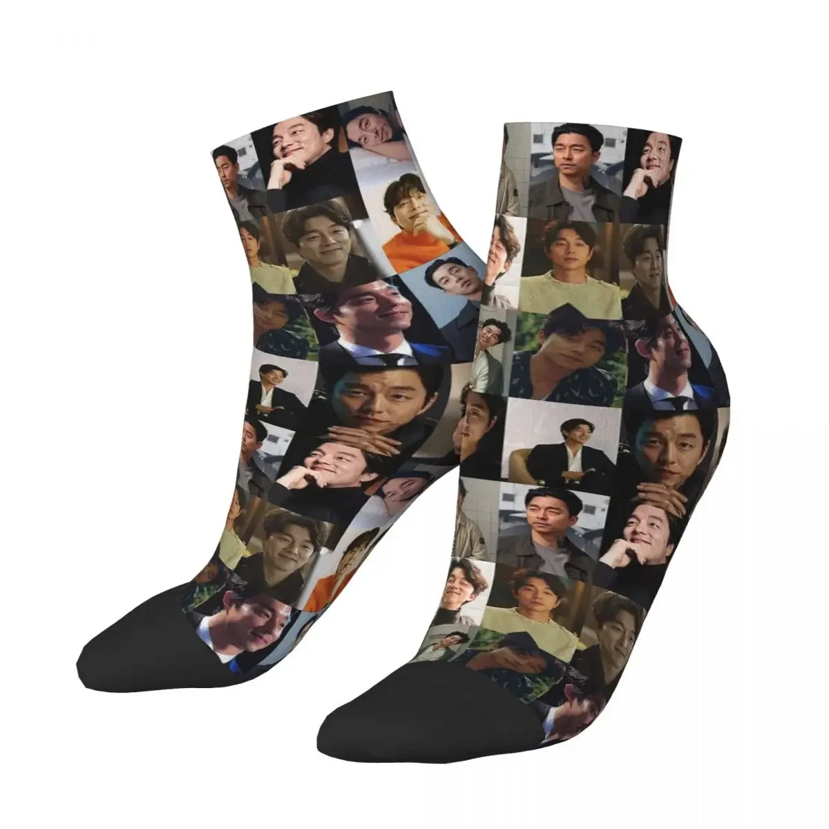 

Gong Yoo Socks Harajuku Super Soft Stockings All Season Socks Accessories for Unisex Birthday Present
