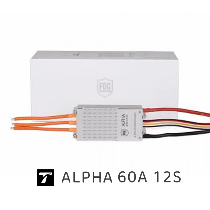 ESC ALPHA 60A 12S V1.2 T-MOTOR Released 12S HV Speed Controller For RC Drone Multirotor FPV Plane Brushless Motor MN605S UUniFly