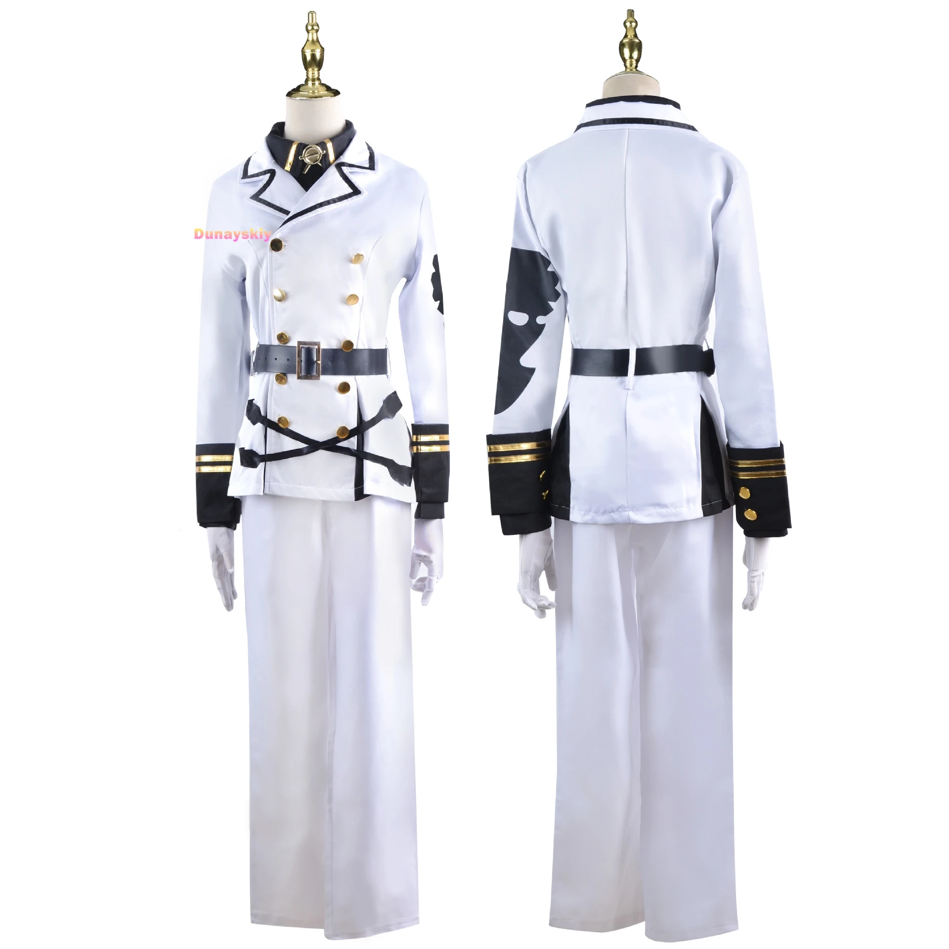 Mikaela Hyakuya Cosplay Anime Seraph Of The End Cosplay Costume Clothes Wig Shoes Uniform Cosplay Mikaela Halloween Party