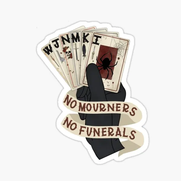 No Mourners No Funerals  5PCS Stickers for Kid Stickers Art Anime Car Home Luggage Wall Background Cute Decorations Laptop