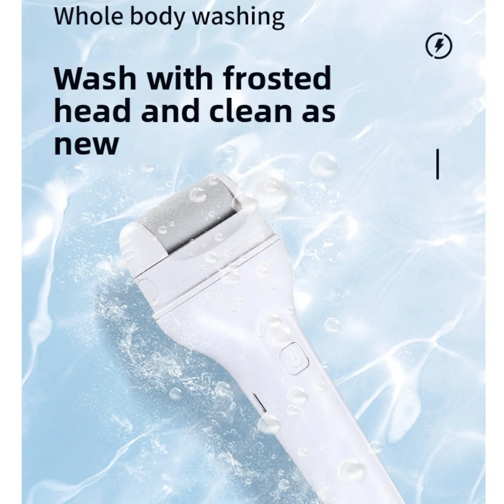 Portable Electric Foot Callus Remover USB Charging Foot Scrubber File Waterproof Foot Filer Pedicure Tool For Dry And Crack Feet