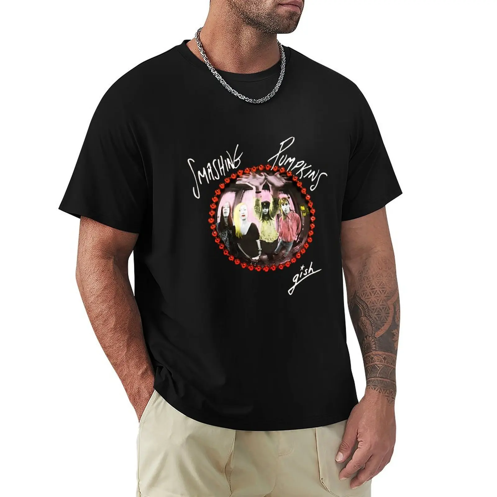 

the smashing pumpkins T-Shirt Big Size Loose Fit Tee Shirt