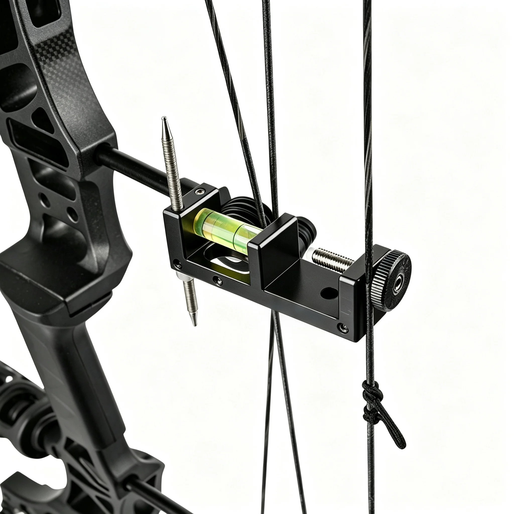 Precision Archery Bow Leveler, Bow Sight Level Adjustment Positioning Tool for Compound Bow Hunting Shooting Tuning Accessories