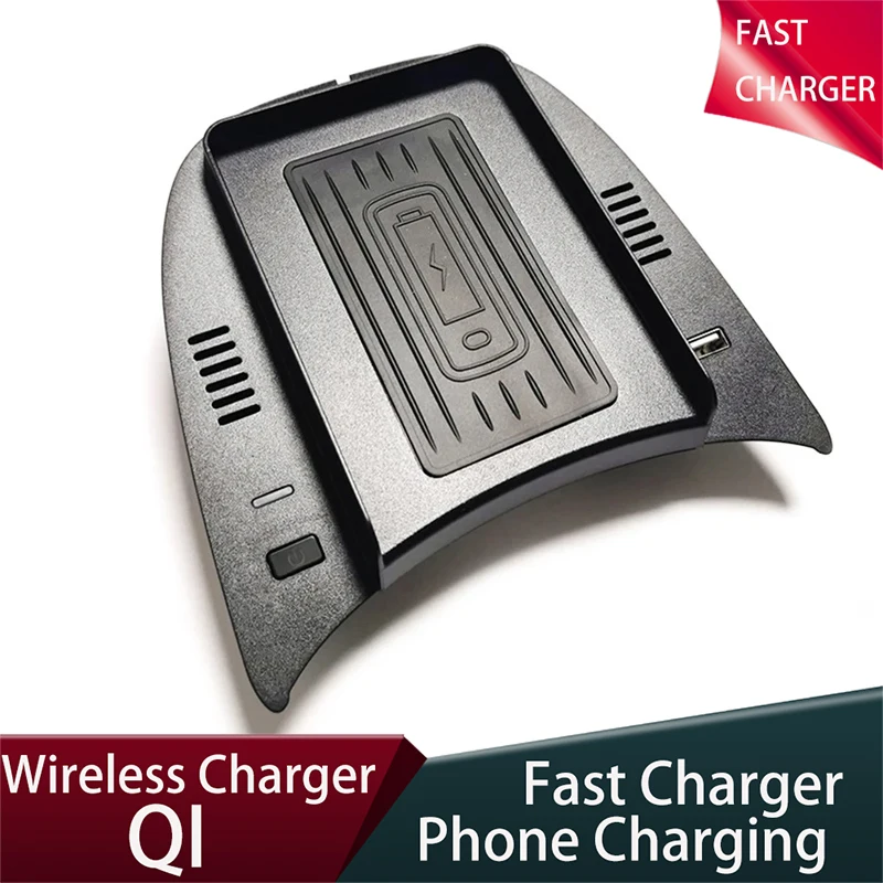 

Phone Fast Charging Plate Panel Holder 15W Car Wireless Charger For Chevrolet Malibu XL 2017 2018 2019 2020 2021 2022 Stand