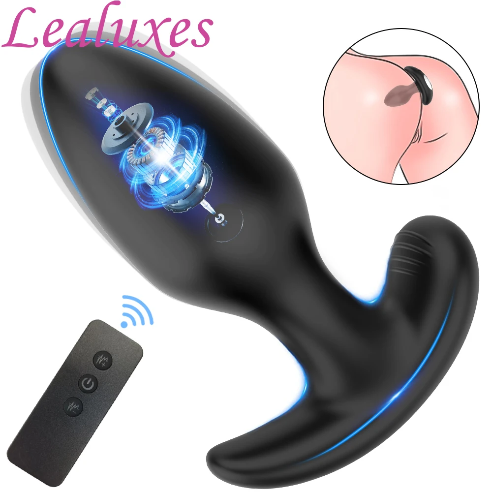 Prostate Massager Vibrating Butt Plugs for Women Wireless Remote Control Anal Plug Vibrator G-spot Stimulator Sex Toys For Men