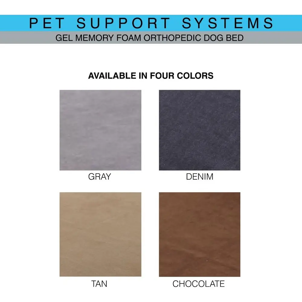 سرير كلب لتقويم العظام بسعة 7 جل كبير جدًا |   الولايات المتحدة الأمريكية، رغوة غير سامة |   مصممة لراحة ودعم السلالات الكبيرة