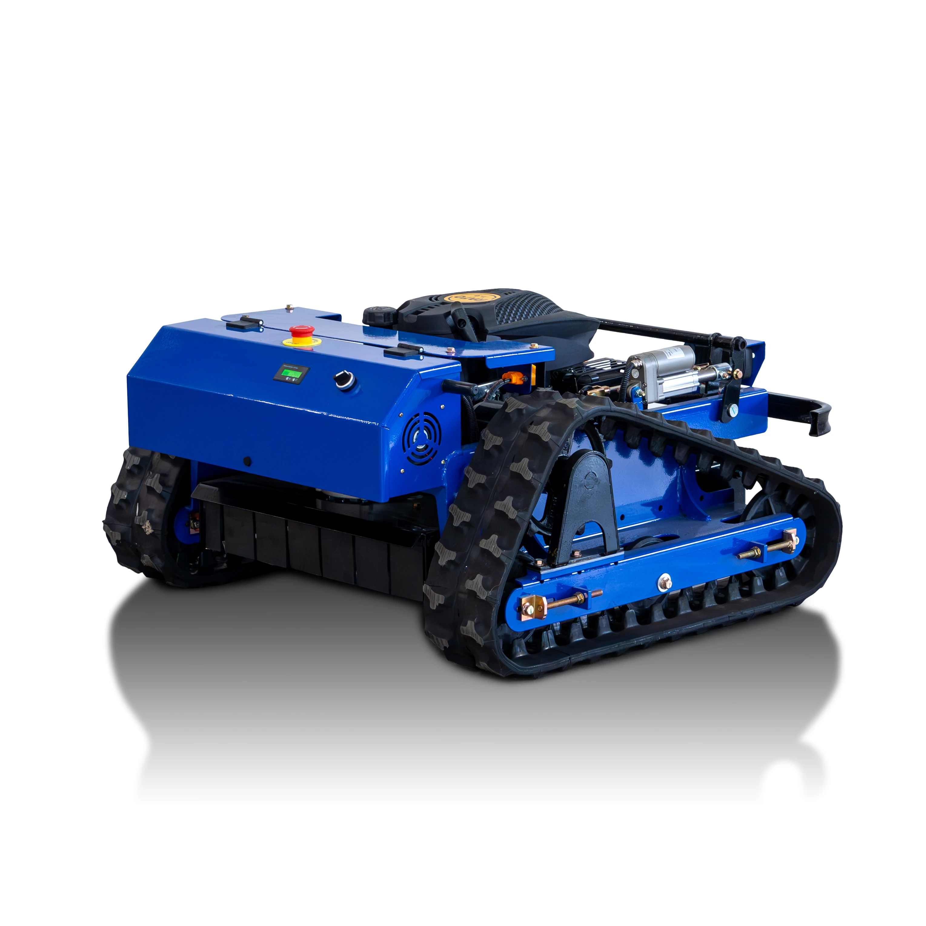 Grass Cutter for Slopes Farms Municipal Work Engine Remote Control Track Lawn Mower  Power Robotic