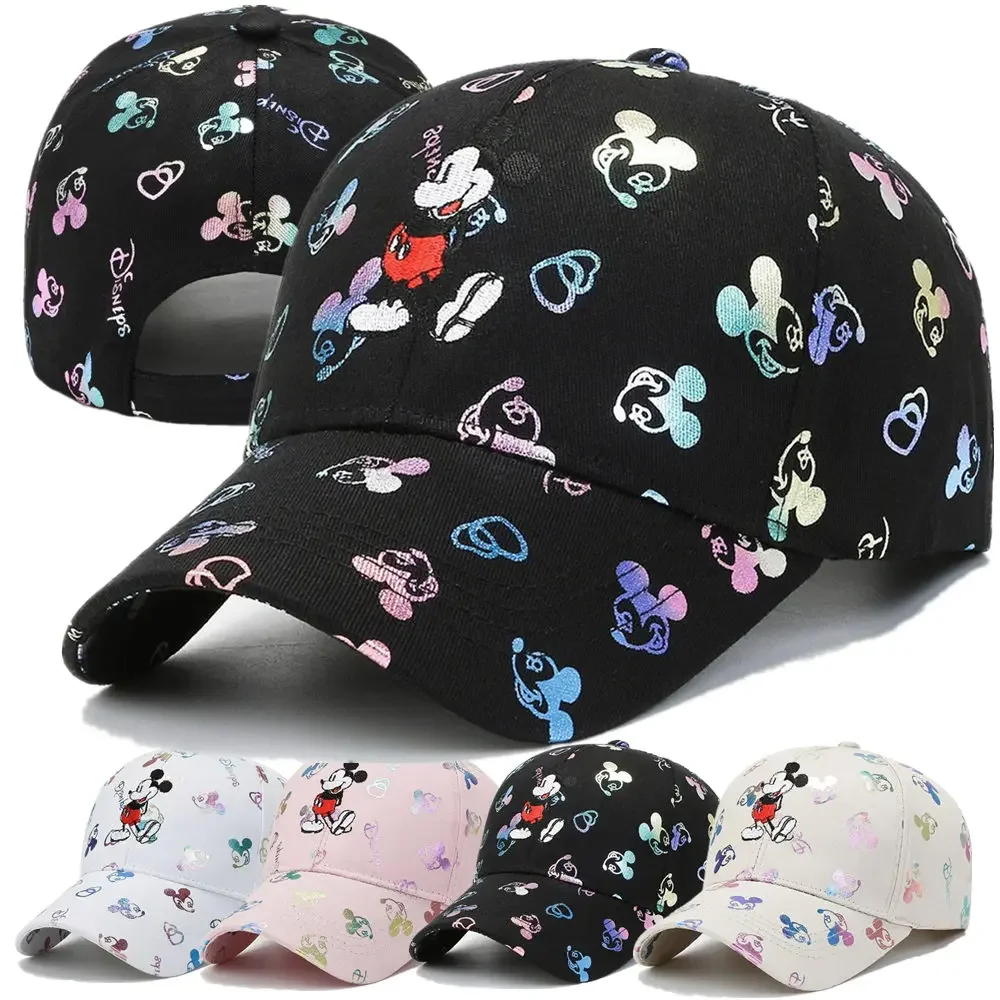 Hot Sale Women Cartoon Cap Mickey Mouse Baseball Cap Female Streetwear Dad Hat