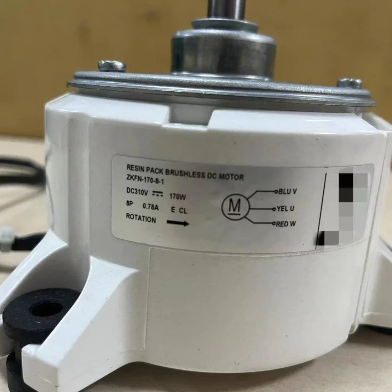 Resin pack Brushless air conditioner fan motor