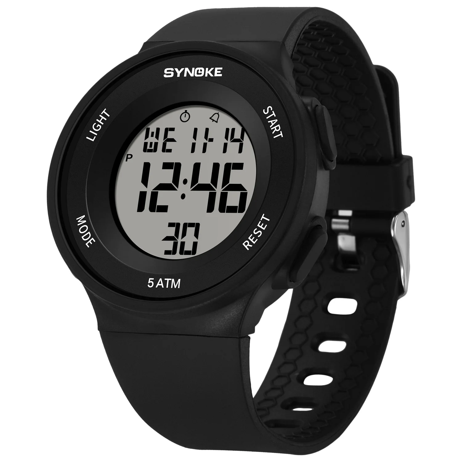 Sport Watch Women Men,5ATM Water Resistance,Girls Watches,SYNOKE Brand