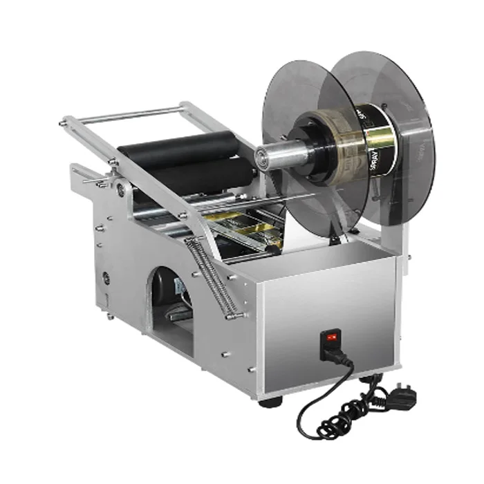 آلة وضع العلامات على الزجاجات المستديرة المحمولة آلة وضع العلامات اليدوية للزجاجات البلاستيكية #1