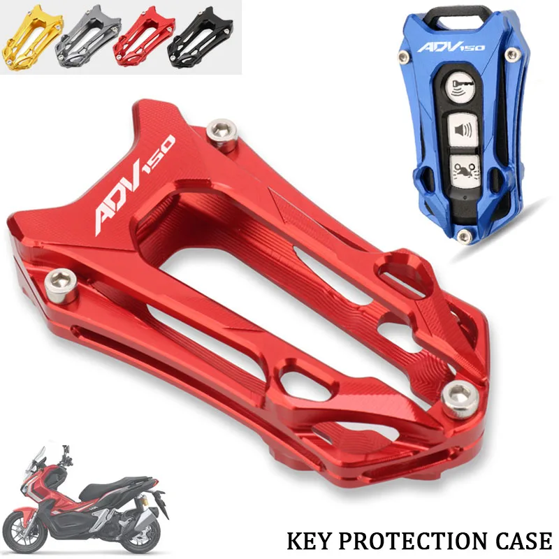 

Motorcycle CNC Key Cover Case Shell Keys Protection keychain key case For ADV150 ADV 150