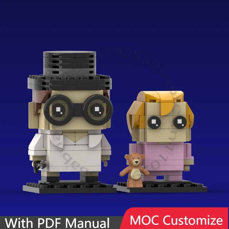 

211 PCS Popular Game Character Series John + Michael Darling Brickheadz MOC Customize Modular DIY Toy Birthday Gift