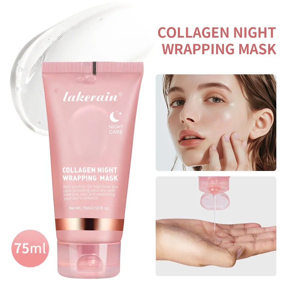 50Pcs Nacht Kollagen Verpackung Maske Verjüngung Feuchtigkeitsspendende Aufhellung Koreanische Gesichtsmaske Machen Glowy Haut Elastizität Gesichtsmaske