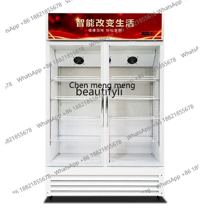 New arrive Commercial beverage heating display cabinet, winter constant temperature vertical student milk convenience store heat