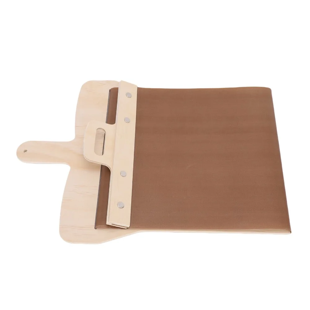 Non Stick Sliding Pizza Peel Wooden Comfortable Handle Wooden Pizza Peel Lightweight Hangable Multipurpose Pizza Spatula