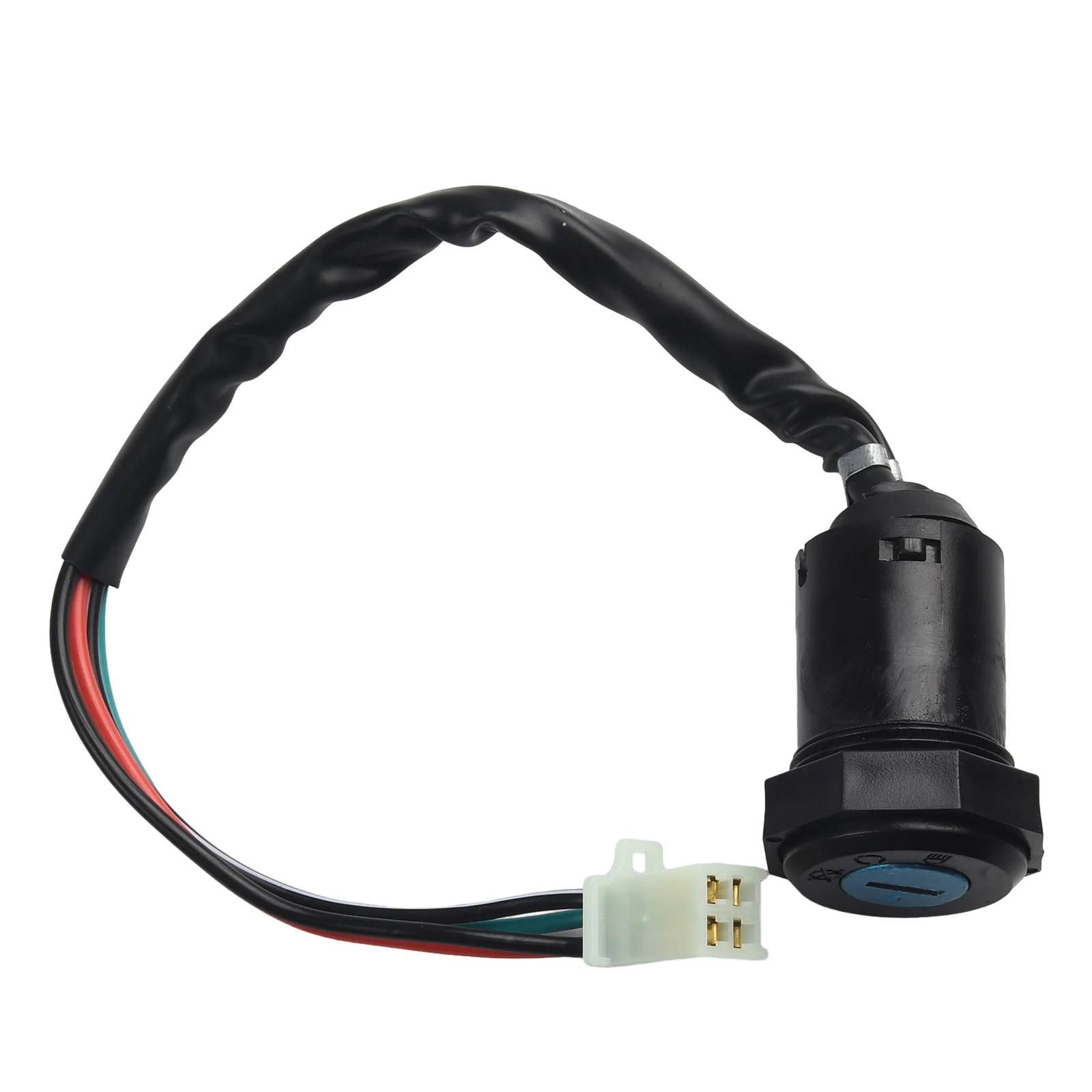 

1Pc Car U Niversal Motorcycle Ignition Key Switch Wires Ignition Keys Start Switch Lock Key For ATV Kart Scooter Go-Kart-Roller