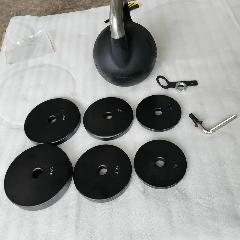 12-32kg Durable Adjustable Steel Kettlebells Free Weights for Fitness Enthusiasts