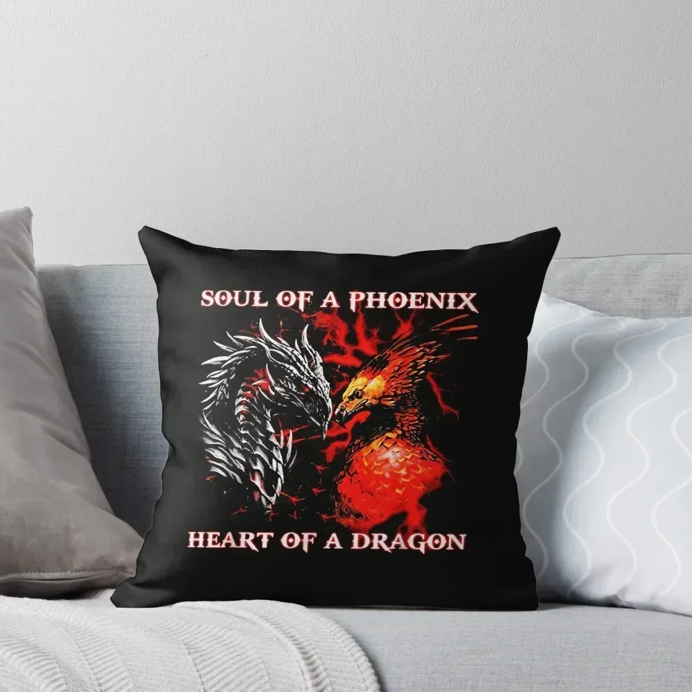 

Soul of a phoenix heart of a dragon Throw Pillow luxury home accessories Cushion Cover Luxury Decorative Sofa Cushions pillow