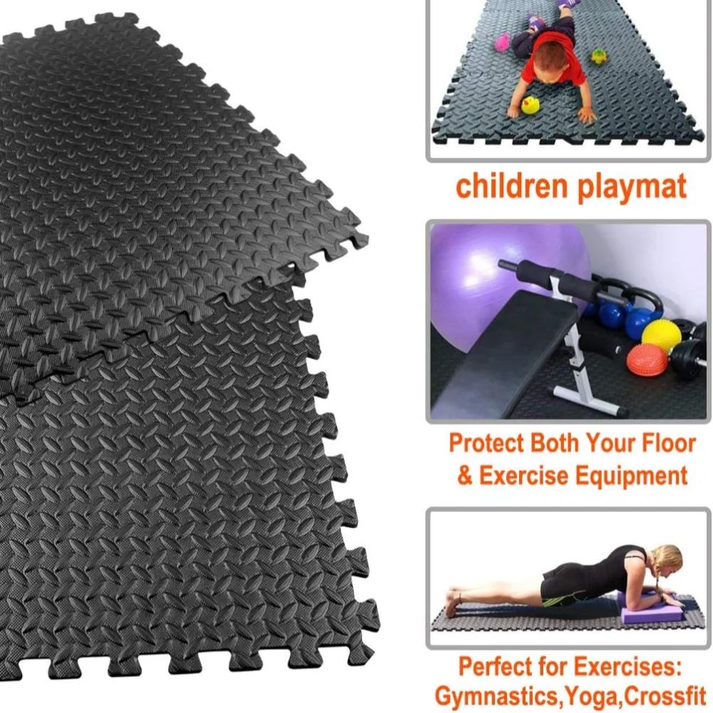 Home Gym Rubber Flooring - Gym Flooring Eva Soft Foam Floor