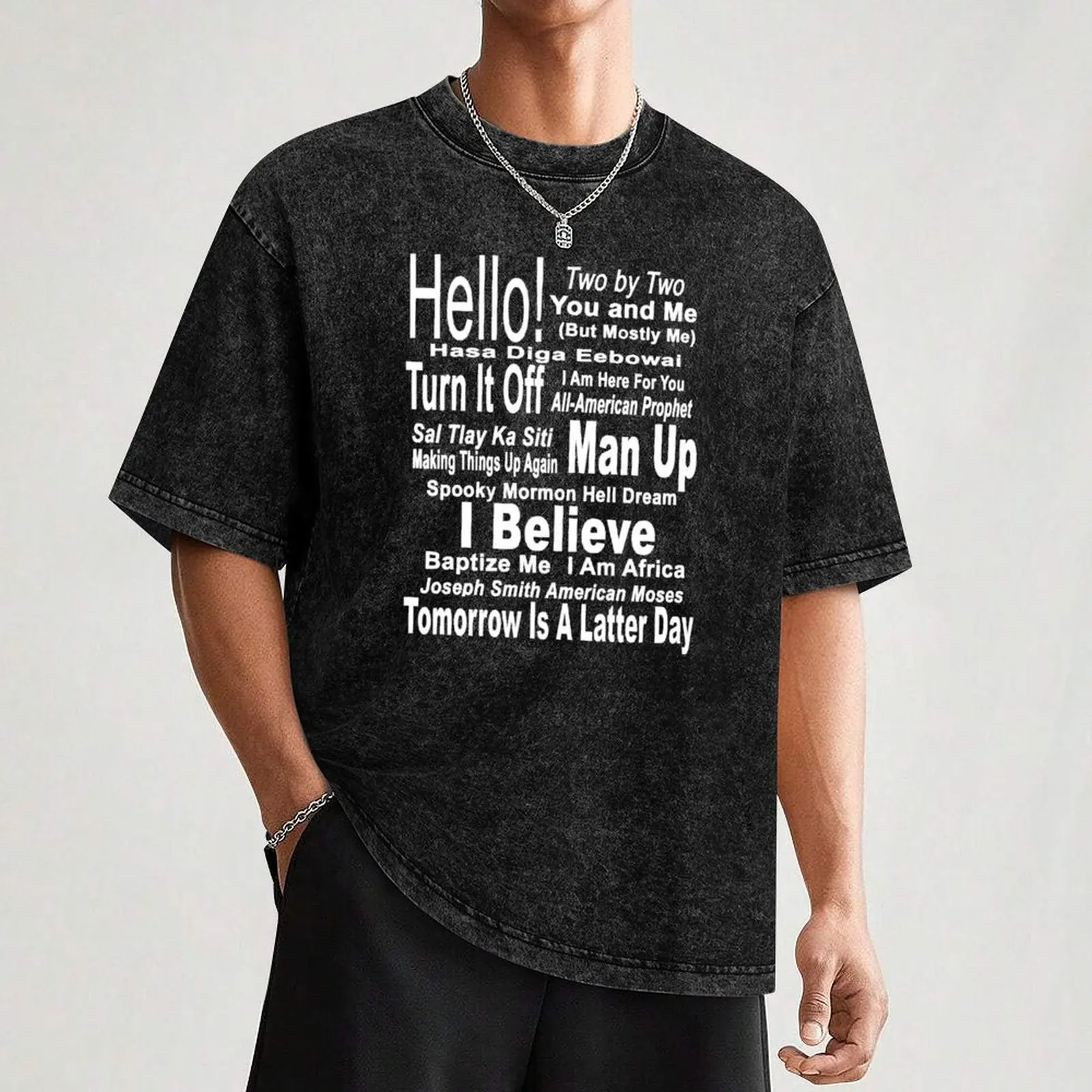 Book of Mormon T-Shirt Light Athletic Short Sleeve Tee Shirt
