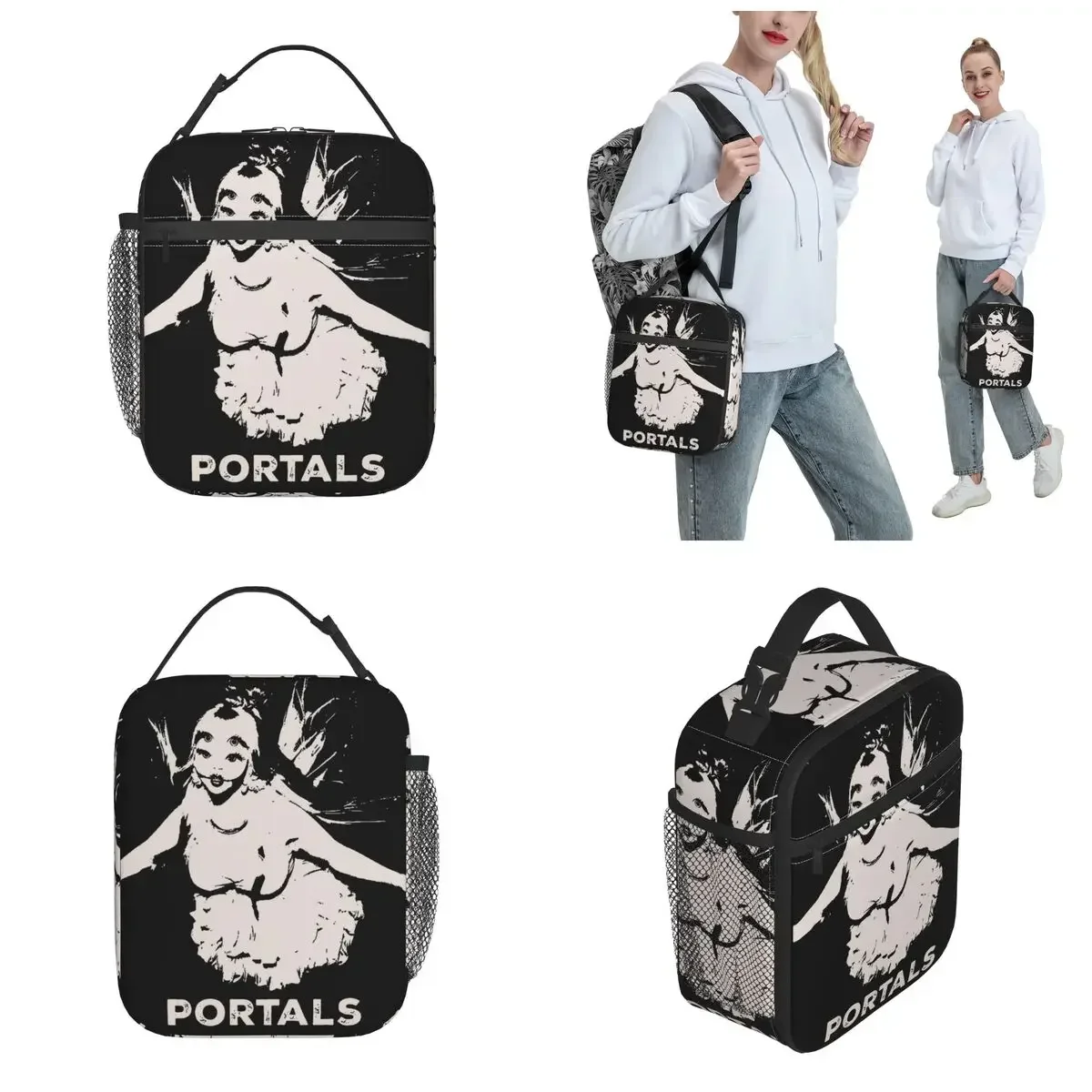 Insulated Lunch Tote Bag Melanie Martinez Portals Accessories Singer Lunch Food Box New Cooler Thermal Lunch Box For School