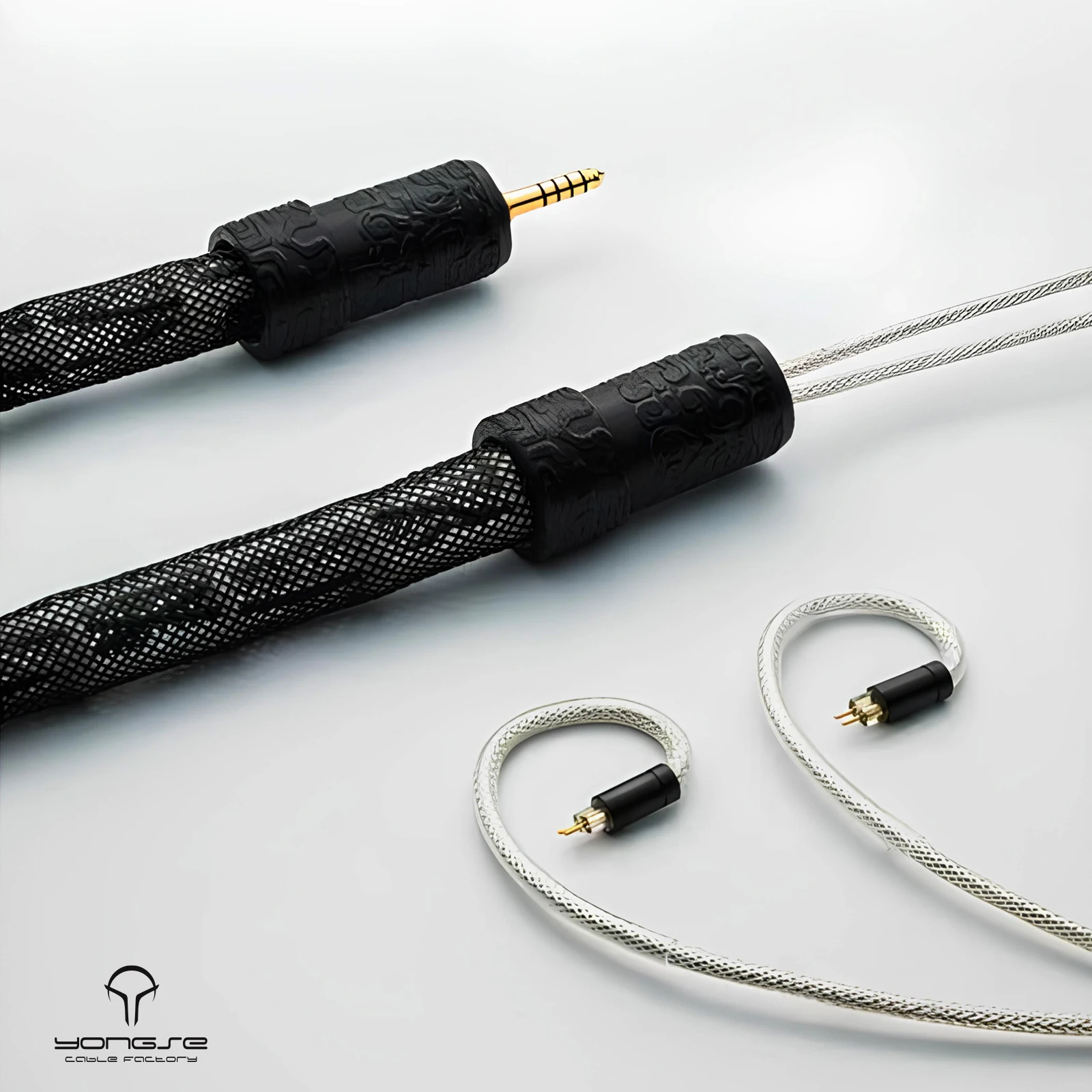 

Yongse A-melody Earphone Cable Air Shock Absorption 4+2-Strand Composite Structure Dual-Material Resonance