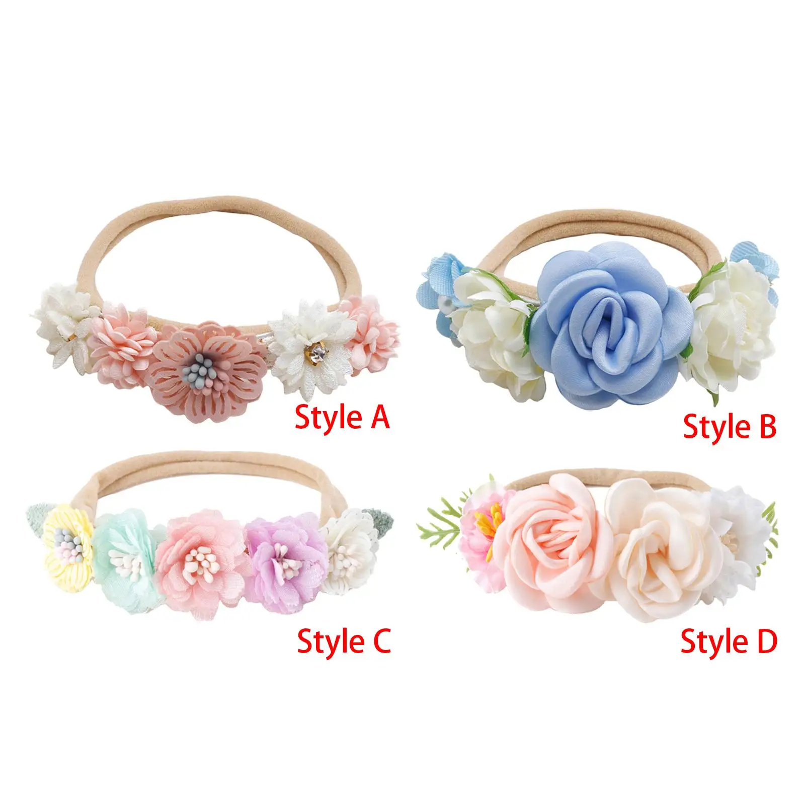 Baby Girl Headband Headwear Elastic Headband Hair Band for Infant Kids Christmas