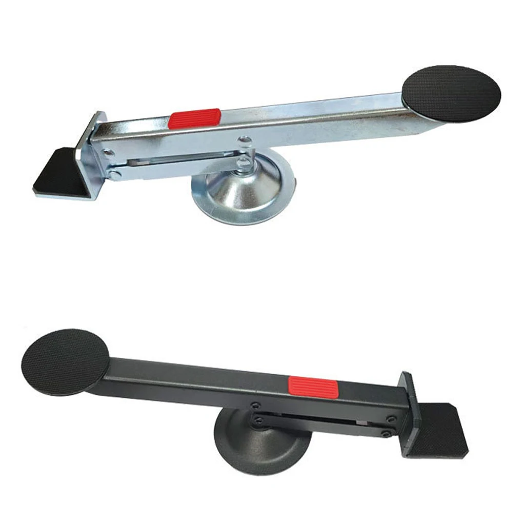 Heavy-Duty Metal Door Lifter 360° Rotation Lever-Activated Door Panel Elevator Installation Aid for Simplified Door Installation