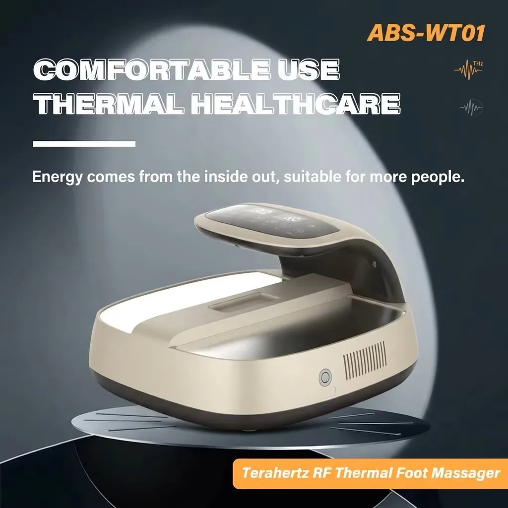 Wholesale Terahertz RF Thermal Foot Massager Simple Operation Heated Foot Massage Device for Home Body Pain Relief Care
