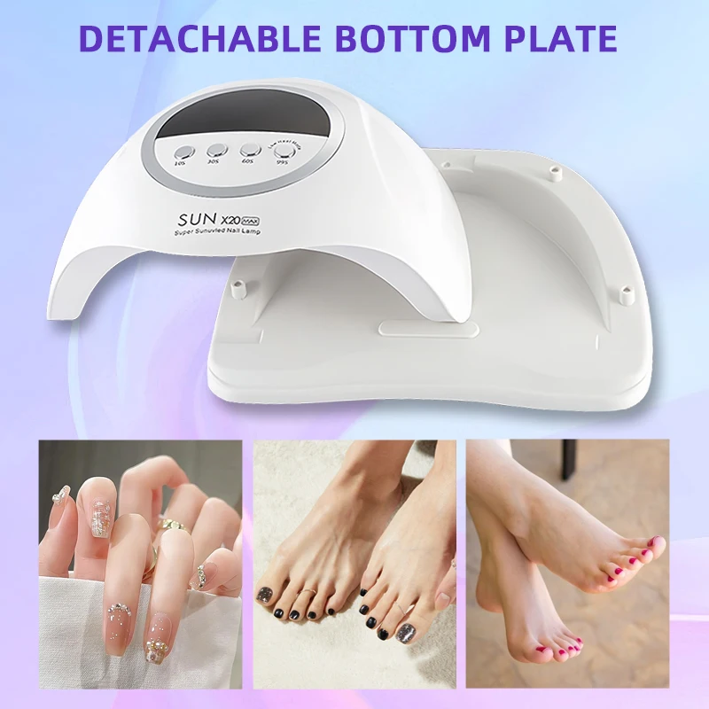 المهنية مجفف الأظافر مانيكير أدوات الصالون 320 واط UV LED مسمار مصباح 72 المصابيح هلام البولندية تجفيف مصباح مع الاستشعار التلقائي 4 الموقت