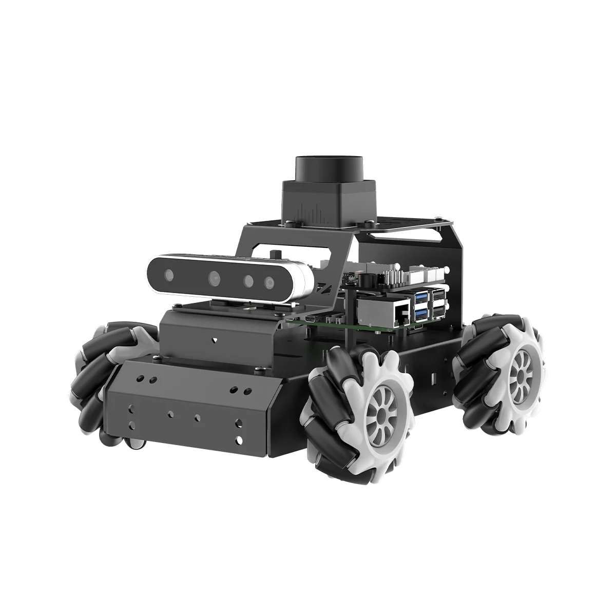 

Hiwonder MentorPi M1 Raspberry Pi 5 Robot Car Mecanum-wheel Chassis ROS2-HUMBLE Support SLAM and Autonomous Driving