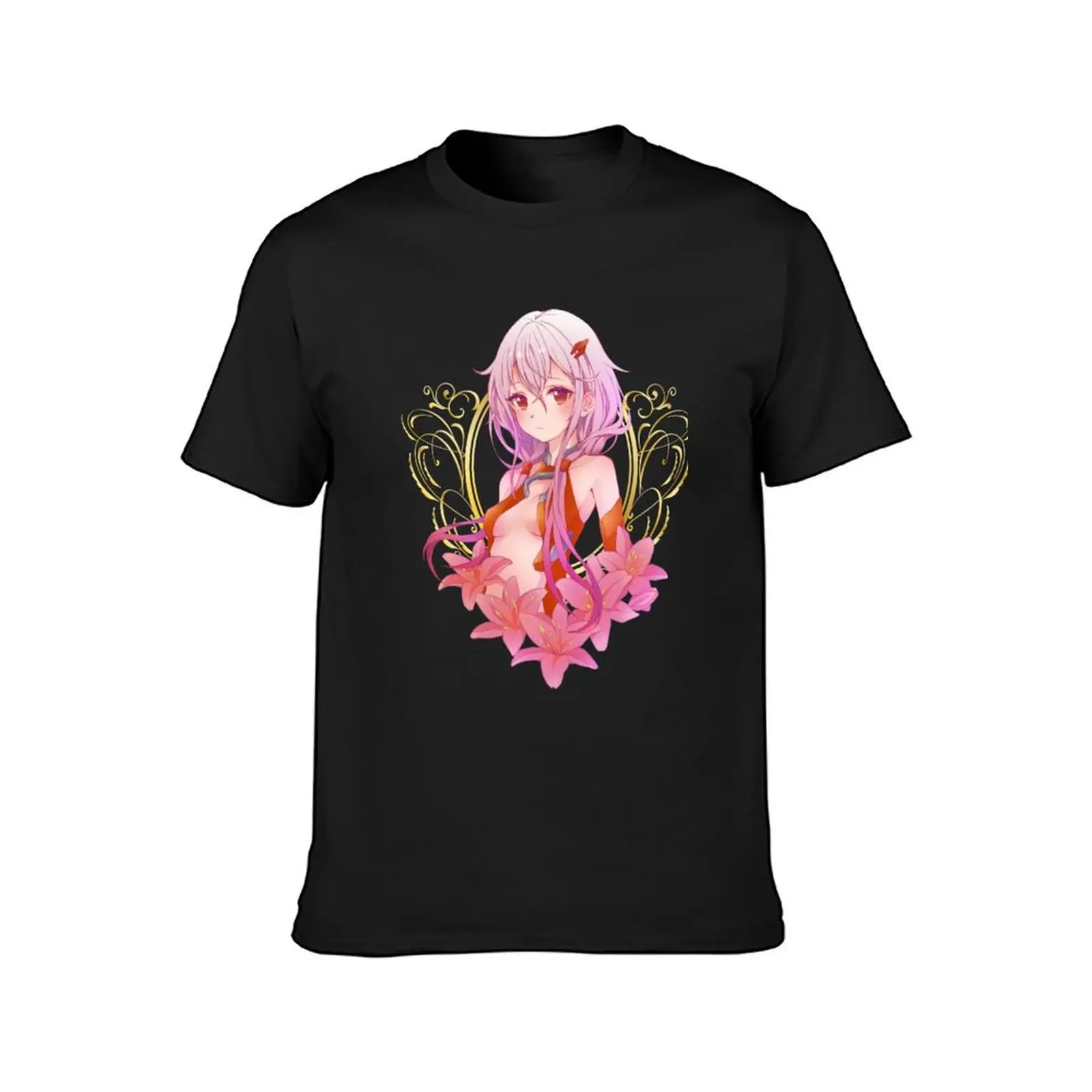 Inori Yuzuriha (Guilty Crown) T-Shirt cute tops Blouse boys animal print plain black t shirts men