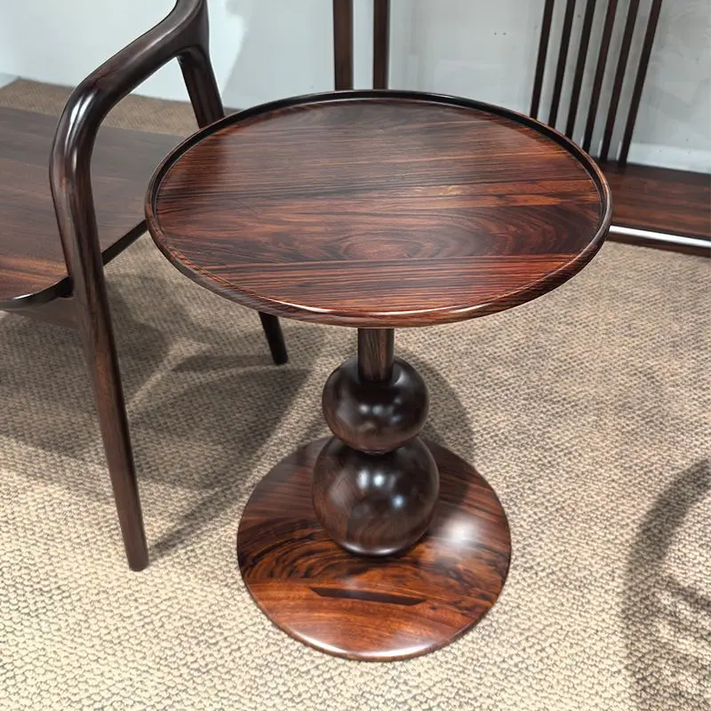 HH Light Luxury Rock Board Coffee Table Simple Living Room Sofa Side Table Home Corner Tables Bedroom Solid Wood Bedside Tables