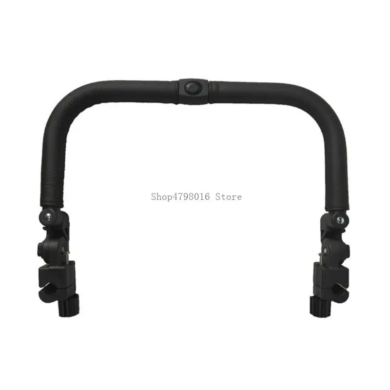 Baby Strollers Replacement Part Armrest PU Leather Bumper Bar Angles Adjust
