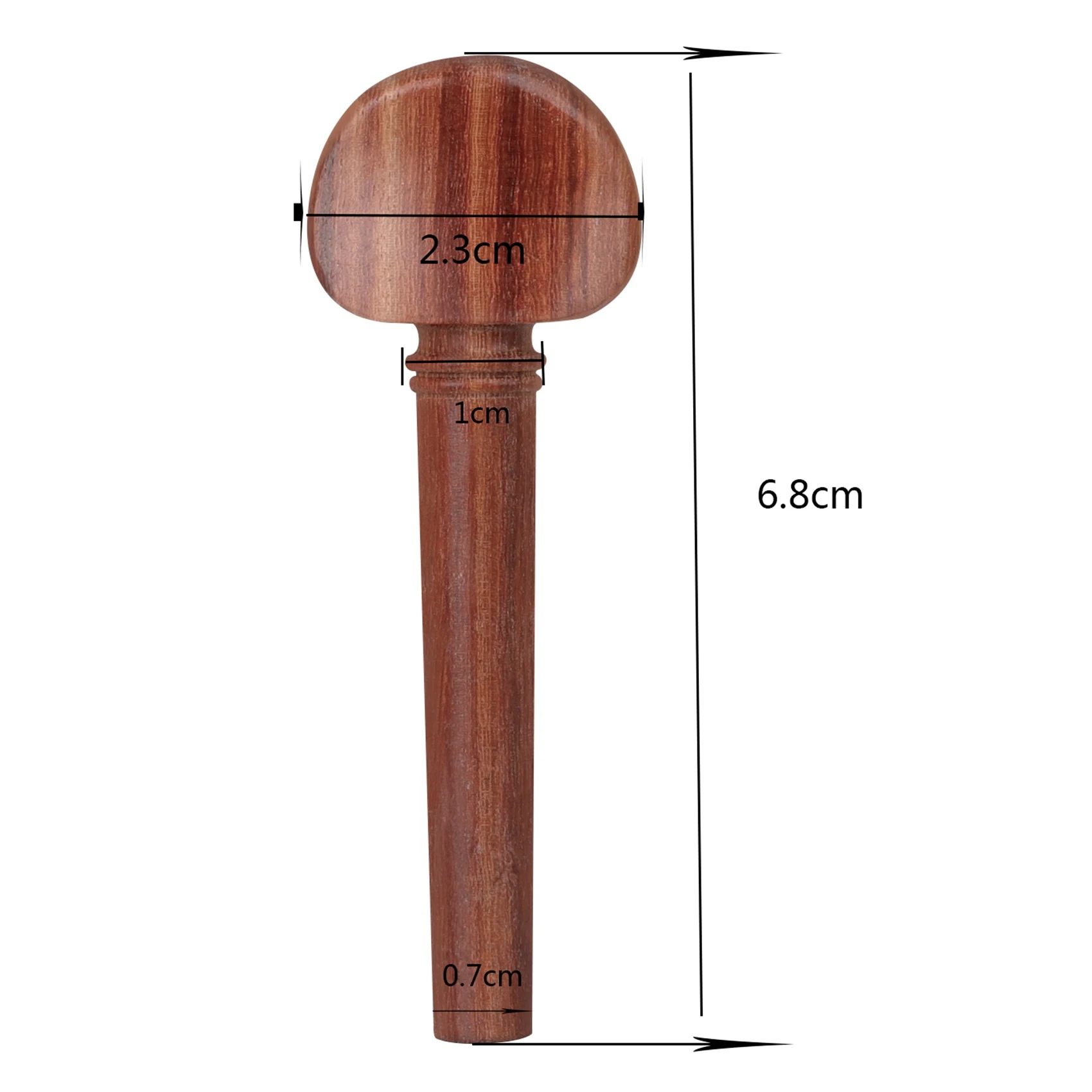 4/4 Violin Parts,Jujube Wood Violin Chin Rest Chinrest With Tuning Peg Tailpiece Endpin Violin Accessory-Hot Sale