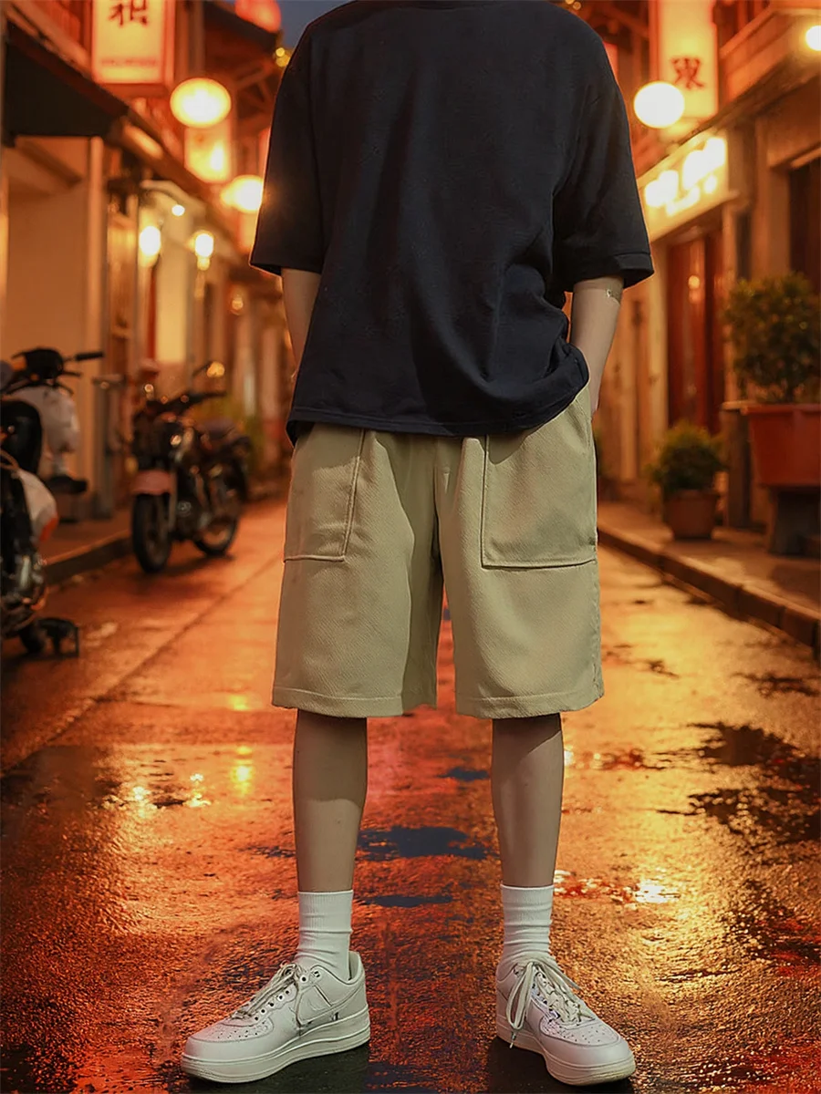 Wide leg Couples Shorts Womens Cargo Sport Oversize Short Gym Jean Fashion Street Casual Trendy Activewear Summer Girls