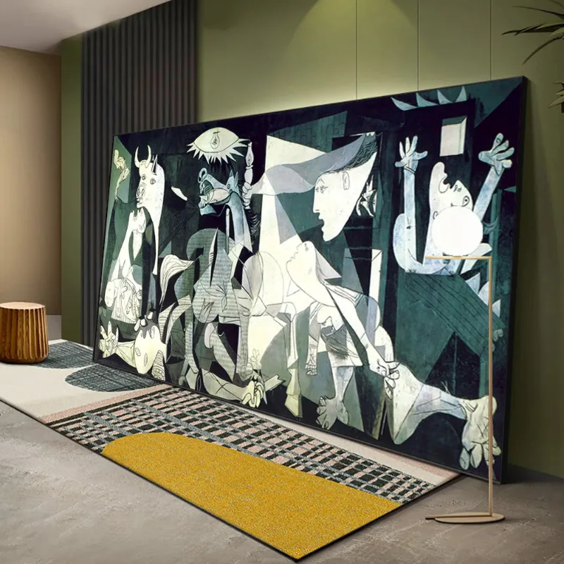 Guernica Berühmte Leinwandgemälde-Reproduktionen Druck auf Leinwand Kunstdrucke Kunstwerke von Picasso Wandbilder für Wohnzimmerwand
