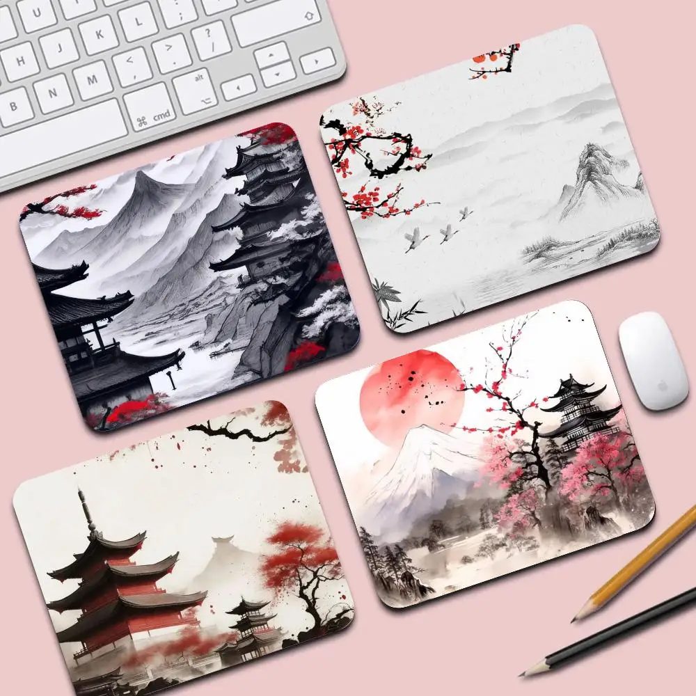 Retro Mouse Pad Small Mouse Pad Thickened Mouse Pad Desk Pad Desktop Computer Keyboard Wireless Mouse Boy Girl Gift for CS DOTA